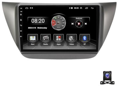 EsaSam Android 11 Autoradio Stereo GPS 2 DIN Supporto Carplay/Android Auto, Lettore MP5 con Monitor Touch Screen da 9 Pollici per Mitsubishi Lancer IX 2006~2010 con BT/Navigazione/SWC/USB,Y1 1g+16g