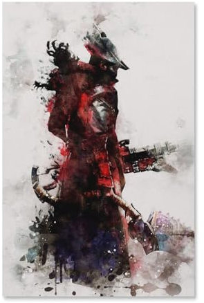Aimery Anime-Bloodborne Leinwand-Poster, Wandkunst, Gemälde, Poster, ungerahmt, 30 x 45 cm