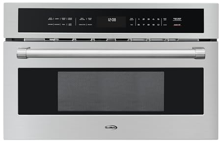 KoolMore 30 in. Built-in Microwave with Convection Oven and Air Fryer, 1000W Power with 10 Levels, UL Listed and 1.6 cu. ft. Capacity in Stainless-Steel (KM-CWO30-SS)