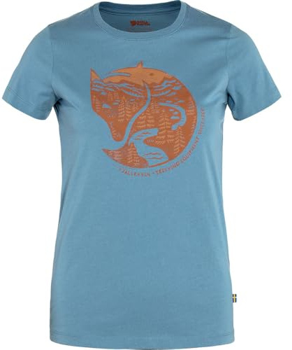 Fjällräven Damen Arctic Fox T-Shirt, Dawn Blue, XL