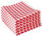 Stoffserviette Kariert Baumwolle - Vichy Karo, Gingham, Karomuster, Landhausstil, Landhaus, Stoff Serviette, Napkin(Rot, 50 x 50 cm, 6 Stück)