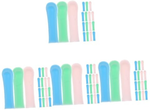 minkissy 72 Pièces -oreille cache-oreilles Accessoires pour cuillères à oreilles conseils pour enlever le cérumen accessoire pour enlever le cérumen fournitures de nettoyage d'oreille