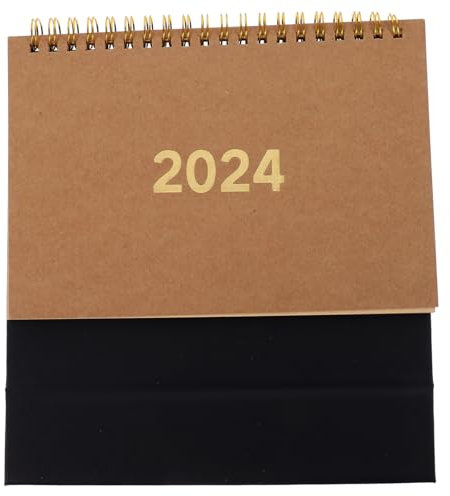 VILLFUL Monatskalender Schreibtisch Zarte Büro Desktop Stehkalender Planer