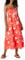 Amazon Essentials Maxi Abito a Balze a Trapezio, Vita Impero, in Raso di Cotone, vestibilità Classica Donna, Arancione Lilla Pastello Rose Grande, M