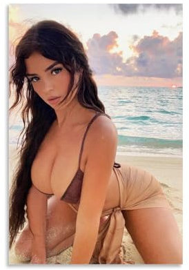 NeBaln Demi Rose spielt auf Sand, Poster, Kunst, Leinwand, Gemälde, Dekor, Wanddruck, Foto, Zuhause, moderne Dekoration, 50 x 75 cm