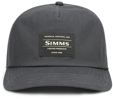 Simms Uni-Erwachsene Double Haul Cap Baseballkappe, Stahlgrau, One Size