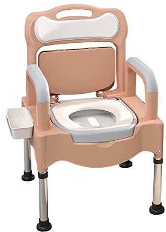 Chaise percée de chevet réglable en hauteur pour personnes âgées et handicapées, toilettes portables pour usage domestique