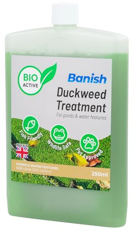 Pisces Banish BioActive Duckweed 250ml Pond Water Treatment Natural Algae Remover