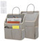 Hänge Organizer - Bad Organizer Hängend - Hängende Aufbewahrung Organisatoren 2 Stück - Wandorganizer für Badezimmer, Schlafzimmer, Wohnmobil (Grau)