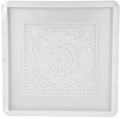 LALAFINA Molde de Ladrillo de Hormigón Reutilizable para Pavimento Exterior, Plástico Diseño Antiguo y Resistente al Deslizamiento para Patios y Jardines