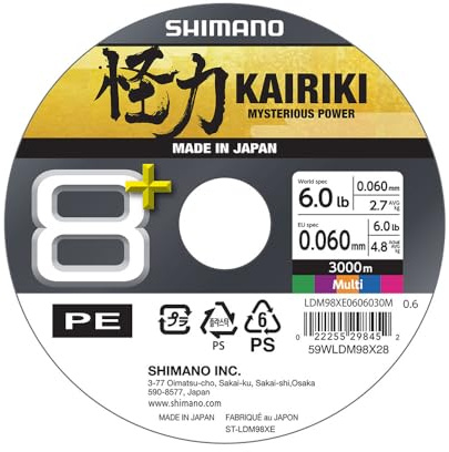 Line Kairiki 8+ - 3000m 0.23mm 26.3kg Multi C.