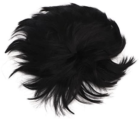 Tixiyu Kurzes Toupet für Männer, Modisch, Gutaussehend, Bequem, Haaraufsatz, Perücke für Partys, Halloween, Cosplay