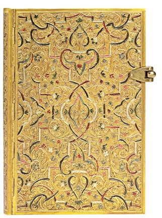 Paperblanks Gold Inlay Mini Li, Mini (140 x 100): Lined Mini