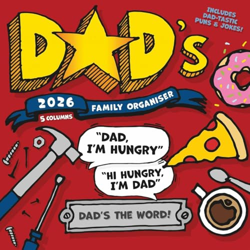 Dad's Family Organiser 2025 - 2026, Family Planners, Month To View, Gift