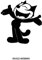 Felix the cat: Notebook with lines