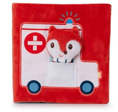 LILLIPUTIENS - Libro di attività Alice Dottoressa - Libro interattivo per Bambini con spazi Personalizzabili - Giocattolo di risveglio - Stimola l’immaginazione - dai 12 Mesi - 83534