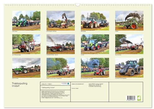 Traktorpulling Irndorf (Wandkalender 2025 DIN A2 quer), CALVENDO Monatskalender