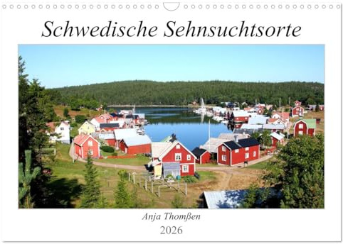 Schwedische Sehnsuchtsorte (Wandkalender 2026 DIN A3 quer), CALVENDO Monatskalender: Eine Bilderreise durch Schweden zu Orten, die die Sehnsucht wecken (CALVENDO Natur)