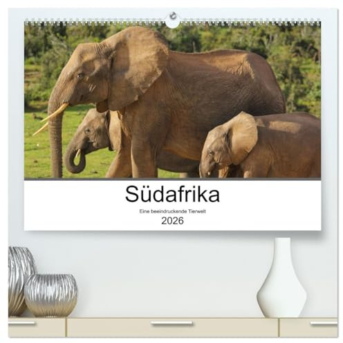Südafrika - Eine beeindruckende Tierwelt (hochwertiger Premium Wandkalender 2026 DIN A2 quer), Kunstdruck in Hochglanz: Die Wildtiere Südafrikas eindrucksvoll fotografiert (CALVENDO Tiere)