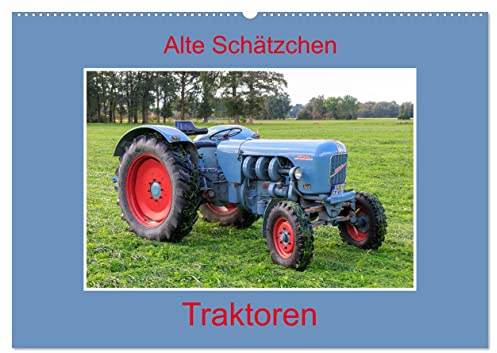 Alte Schätzchen - Traktoren (Wandkalender 2026 DIN A2 quer), CALVENDO Monatskalender: Beeindruckende Bilder nostalgischer Oldtimer Traktoren (CALVENDO Technologie)
