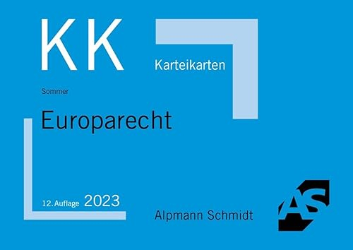 Karteikarten Europarecht (Karteikarten Öffentliches Recht)