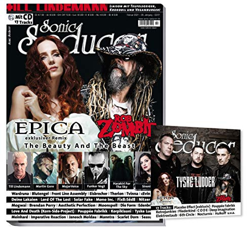 Sonic Seducer 02/2021 + 17-Track-CD mit exkl. Epica-Remix, im Mag: Till Lindemann, Martin Gore, Deine Lakaien, Blutengel, Eisbrecher, Funker Vogt, ... + Funker Vogt + Therion + 17 Tracks-CD
