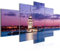 Runa Art - Bilder Istanbul Türkei 200 x 100 cm 5 Teilig XXL Wanddekoration Design Blau 604851b