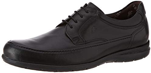Fluchos Luca Zapatos de Cordones Derby, Hombre, Negro (Negro 000), 44 EU (10 UK)