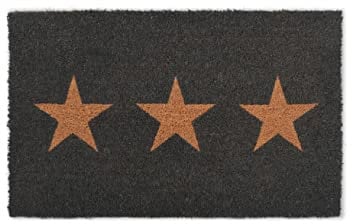 Garden Trading Doormat 3 Stars Crafted in Coir | H1.5 X W65 X D40cm