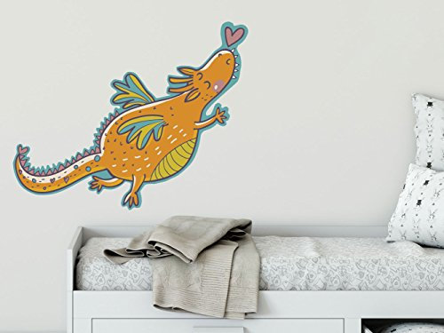 Oedim Wandaufkleber aus Vinyl für Kinder, Drache 145x83cm