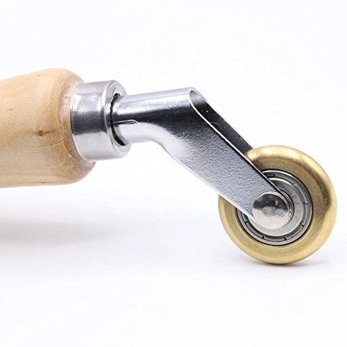 Profi Qualität Andrückrolle 6mm Messing Andrück Rolle Folie Dachdecker Schweißwerkzeug