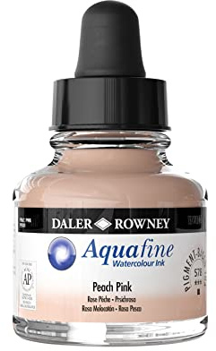 Daler-Rowney Aquafine - 29.5ml Ink - Portrait Pink