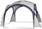 Outsunny 3.5 x 3.5M 6-8 Person Camping Gazebo, Outdoor Event Shelter Dome Tent Garden Sun Shelter Patio Spire Arc Pavilion Camp Sun Shade, Cream and Blue