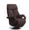 CAVADORE Ledersessel Istanbul / Fernsehsessel mit manuell verstellbarer Relaxfunktion / 80 x 115 x 79 / Echtleder: Braun