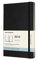 Moleskine - 18-Monats-Kalender/Planer, Kalender 2021/2022 mit Monatsübersicht, Monatsplaner mit Hardcover und elastischem Verschluss, Format Large/A5 13 x 21 cm, Farbe Schwarz, 128 Seiten