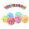 CYIOU 50pcs Stück Mini Cocktail Schirmchen Cocktail Zubehör Cocktail Party Dekorationen Sandwich Zubehör für Bars Hochzeit Geburtstag Hawaii Luau Party Supplies