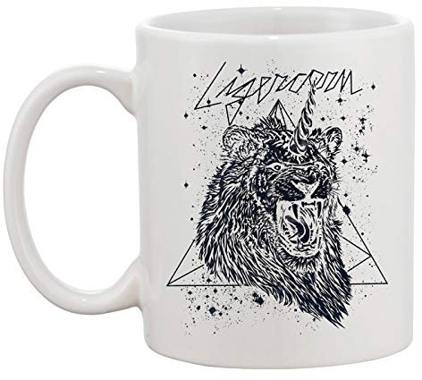 Ligercorn With Horn Weiße Tasse Kaffee Tee Männer Frauen Keramik Coffee Tea Mug Cup