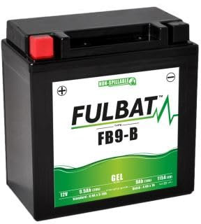 FULBAT BATTERIE MOTO FULBAT GEL FB9-B (12N9-4B-1) / YB9-B 12V 9,5AH 115A