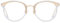 SOJOS Rund Groß Brille mit Blaulichtfilter ohne Sehstärke Anti-Blaulicht Gläser Brille SJ9001 Ashley mit schwarzem Rahmen/Anti-Blau-Lichtlinse
