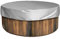 homeyuser Housse de protection ronde pour jacuzzi, étanche, portable, ronde, gonflable, résistante à la poussière et aux UV, pour piscine ou spa, gris