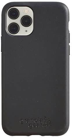 Granola Gear - Umweltfreundliche Handyhülle für iPhone 11 Pro – biologisch abbaubar, kompostierbar, plastikfrei, aus Pflanzen – schwarzer Stein