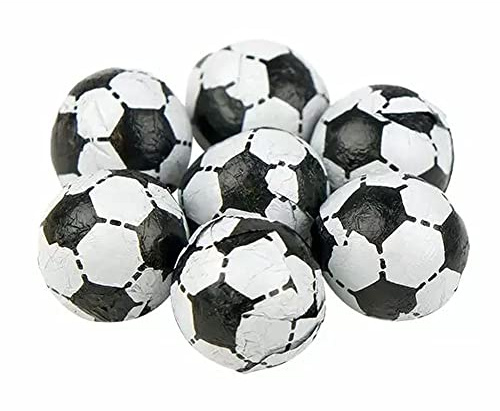Black and White Chocolate Footballs - 200g Chocolate Sweets