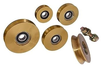 Hoch-Last Torlaufrolle in 10 Größen Laufrolle Torrolle Hohlkehle Schiebetor-Schiebetür-Rolltür-Rolltor-Laufrolle (Ø 40mm)