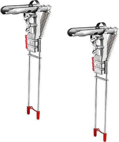 Angelrutenhalter mit Feder - Automatische Fischfänger Rutenhalter Edelstahl Klapprutenhalter Angelrute Rack