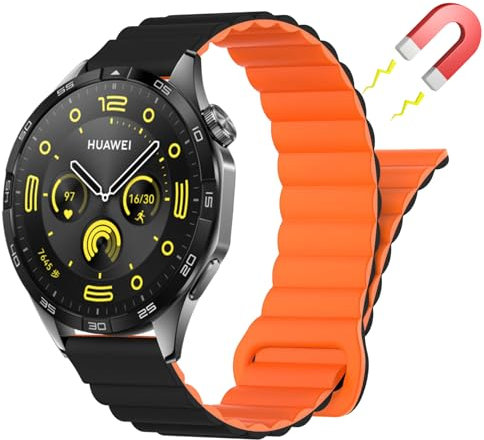 Niboow Correa Magnética para Huawei GT 5, Pro, 4, 3, 46mm, Watch 4/Pro/Ultimate