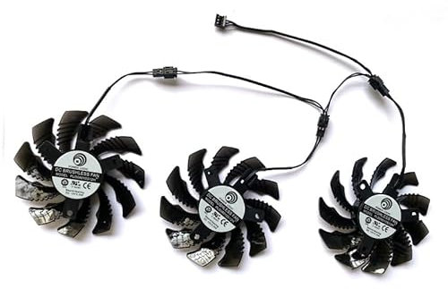 3 pièces 3PIN PLD08010S12H T128010SM 75MM N970 ventilateur de refroidissement for GIGABYTE GeForce GTX 970 R9-280X de jeu GV-R928XWF3-3GD GV-R928XOC (Color : PLD08010S12H)