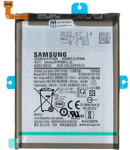 INNCOMM Batterie EB-BA715ABY für Samsung Galaxy A71 A715 | Smartphone Handy Akku Original GH82-22153A | Li-Ion Zellen | 3.85V 4500mAh | Ersatzakku Markenakku | mit Würfel