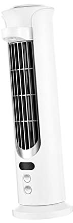 WHAMVOX Kühlsprühventilator 4000 Mah Akku Tragbarer Turmventilator Usb-büro-mini-luftbefeuchterventilator 3-gang-steuerung Weiß
