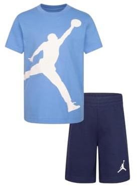 Jordan Sportanzug für Kinder, Jumbo Jumpman, Blau, Marke EAN 0825664639355, Größe: 4-5 Jahre