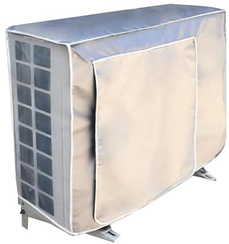 SUJOSAJU Air Conditioner Cover for Outside Compressor Units Waterproof and Sun Protection Rectangle Air Conditioner Cover for 2P AC Unit